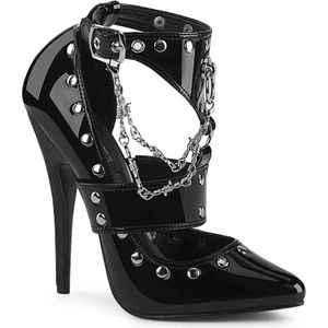 Devious - DOMINA-118 Enkellaars - US 16 - 47 Shoes - Zwart