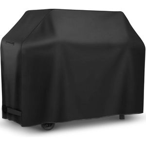 Barbecuehoes 58 inch - gasbarbecue afdekking - weerbestendig - uv-bestendig - 600D Oxford-weefsel - scheurvast - 147 cm x 61 cm x 122 cm - zwart