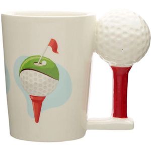 3D mok sport golf met golfbal