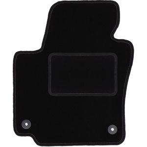 Bestuurdersmat zwart voor: Volkswagen Golf Plus minivan (2005-2014)