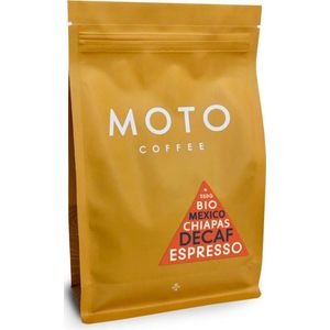 Moto Coffee - Decaf - Filtermaling - 350 gram - biologisch