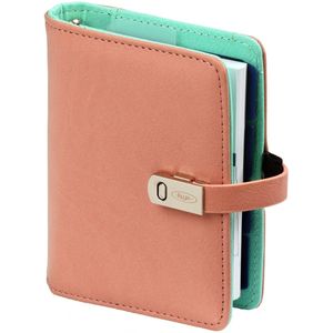 Kalpa 1401-72 Hervulbare Pocket 5-rings Organizer Pastel Roze Groen 1 week per 2 paginas 2024-2025-2026