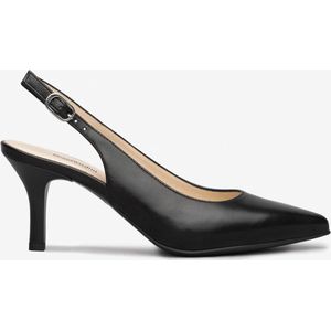 Nero Giardini zwarte pumps met open hiel E011090DE/100 maat 36