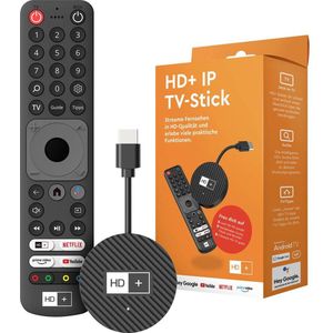 HD Plus IP TV-stick - Met Afstandsbediening - Plug-and-Play