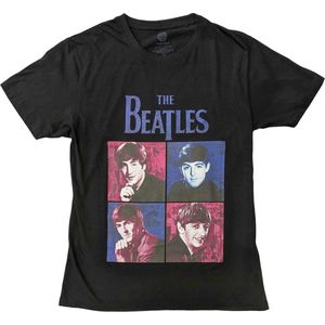 The Beatles - Portraits Heren T-shirt - S - Zwart