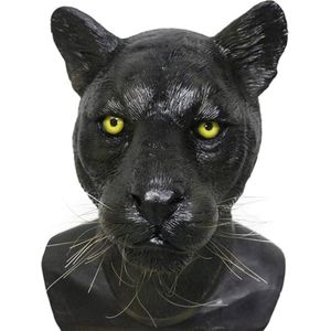 Panter masker (zwart)