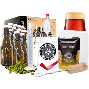 SIMPELBROUWEN® - Compleet IPA - Bierbrouwpakket - Zelf bier brouwen pakket - Startpakket - Gadgets Mannen - Cadeau - Cadeau voor Mannen en Vrouwen - Bier - Verjaardag - Cadeau voor man - Verjaardag Cadeau Mannen