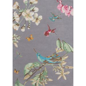 Vloerkleed Wedgwood Hummingbird Grey 37804 - maat 200 x 280 cm