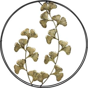 Countryfield Wandversiering Novey zwart/goud