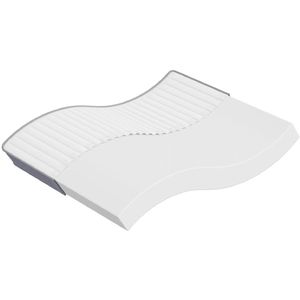 The Living Store Schuimmatras middelzacht 200x200 cm - Schuimmatras - Matras - Medium Firm - Zwevend Bed - Boxspring