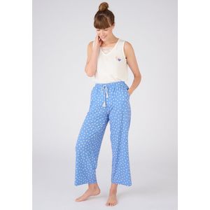 Damart - Pyjama met kuitbroek - Vrouwen - Blauw - 42-44 (M)