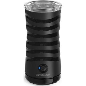 Melkopschuimer 4-in-1 Elektrisch - Dik Warm Dun Warm Koud Opschuimen Melk Opwarmen - 65 °C - Non Stick Coating - Inhoud 240ml Opschuimen 115ml - 400W - Zwart