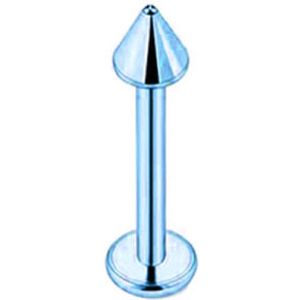 Blauw Spike - Tragus / Helix / Labret Piercing