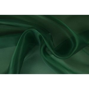 Organza stof - Donkergroen - 1 meter - Per meter - 150cm breed