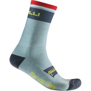 Castelli Quindici Soft Merino Sokken Blauw EU 44-47 Man