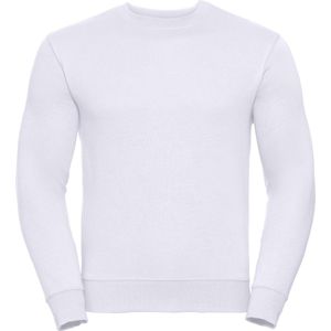 Russell Heren Authentieke Sweatshirt (Slimmer Cut) (Wit)