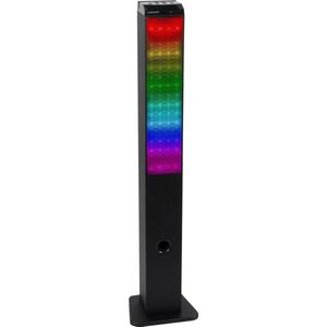 Dunlop Bluetooth Speaker - 10W - Draadloos - met Afstandsbediening - LED Lichtshow - FM-functie - Zwart