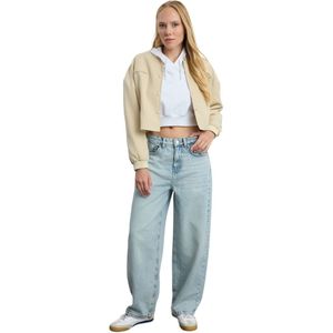 Trendyol Lichtblauwe, Duurzamere High Waist Barrel Baggy Jeans Twoaw25Je00147