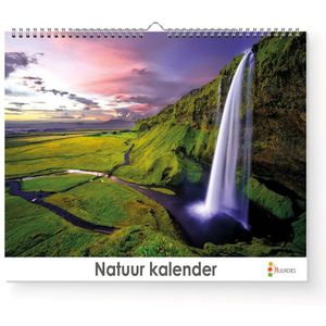 Natuurkalender 35x24 cm | Verjaardagskalender Natuur | Verjaardagskalender Volwassenen