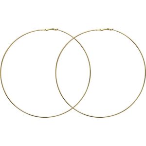 Behave - Oorbellen - Oorringen - Dames - Goudkleur - Grote Oorbellen - Hoop Earrings - 11 cm