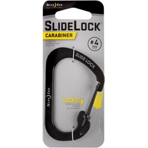 Nite Ize - Slidelock - Carabiner - #4 - Zwart