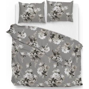 Warme flanel dekbedovertrek Lola - 200x200/220 (tweepersoons) - heerlijk zacht en hoogwaardig - unieke dessin - donsachtig laagje - slijtvast - ideaal tegen kou