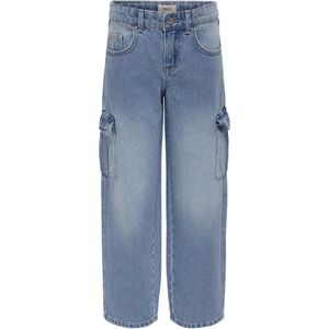 ONLY KOGHARMONY WIDE CARGO CARROT PIM NOOS Meisjes Jeans - Maat 152
