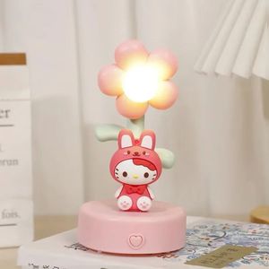 Sanrio - Hello Kitty nachtlamp - bloem - Kuromi - My Melody - Cinnamoroll - PomPomPurin - Pochacco - cadeau - kawaii