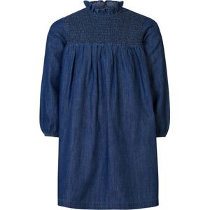 Noppies Kids Girls dress Aldan long sleeve Meisjes Jurk - Every Day Blue - Maat 128
