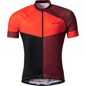 Vaude Posta FZ Tricot fietsshirt korte mouwen rood heren