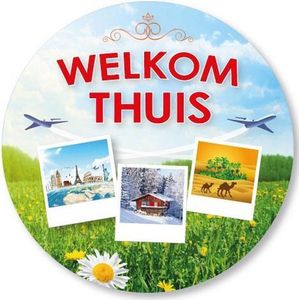 Welkom thuis feestje onderzetters/bierviltjes - 100 stuks - Welkom thuis thema feestartikelen