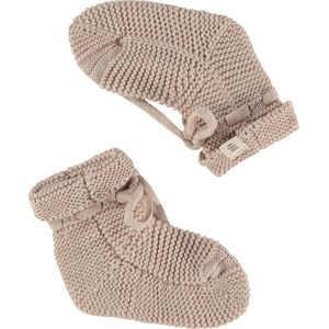 A Tiny Story baby slippers Unisex Sloffen - desert - Maat 50/56