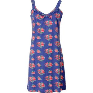 Irresistible Dames Nachthemd - 100% Katoen - Blauw - Maat S