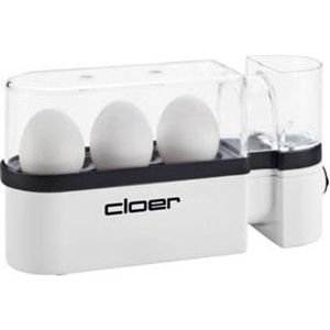 Cloer 6021 - Eierkoker - Transparant - Wit