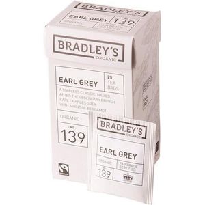 Bradley's thee - Organic - Earl Grey n.139 - 100 x 2 gram