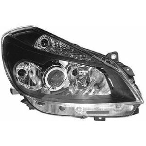 Renault Clio, 2005 - 2009 - koplamp, Valeo, H7+H1+H1, elektr verstelb, met draaimodule, rechts, 02/2008 -