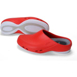 Medische werkschoenen dames Maat 38 - Watts Footwear - Yoan Slide Rood