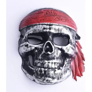 Face Mask Piraat – Halloween Masker – Zilver