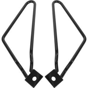 Montagebeugels Zadeltassen Motorfiets - Ondersteuning voor XL883 - HD1450 - 1 Paar, Zwart .