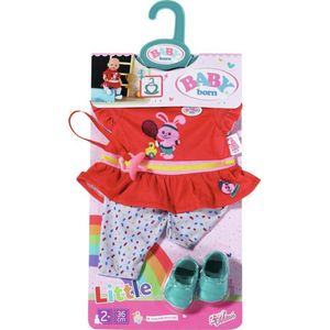 BABY born Little Sportieve Outfit Rood - Poppenkleding 36 cm