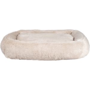 Lord Lou - Harvey Arctic Faux Fur M - Luxe Hondenmand - Luxe Kattenmand - 90x70x23