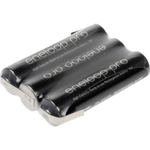 Panasonic eneloop Pro Accupack Aantal cellen: 3 Batterijgrootte: AAA (potlood) Z-soldeerlip NiMH 3.6 V 900 mAh