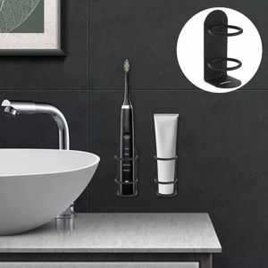 Elektrische tandenborstelhouder zelfklevend - voor Oral B - Philips Zwart
