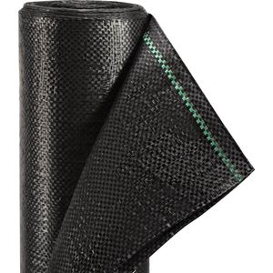 Anti worteldoek 2Mx25M - 100g/m² - 50m² - Gronddoek Tegen Onkruid - zwart - Wortelbegrenzer en Tuinbestrating en Grondzeil - Bodembedekker - multifunctioneel te gebruiken voor veel doeleinden - Duurzaam - Onkruidbestrijding