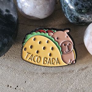 Taco bara, capibara taco, Enamel pin, sierspeldje, cadeau, verzamelen, hobby en meer