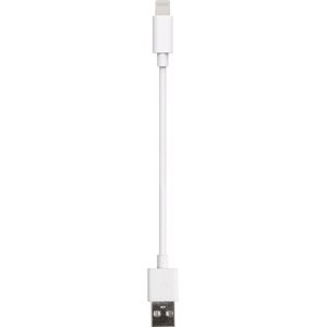Cazy USB naar Lightning Kabel - MFI gecertificeerd - USB Male naar Lightning Male - USB 2.0 - 20cm - Wit