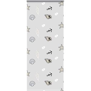 vidaXL - Doucherolgordijn - met - cassette - 100x240 - cm - stofbreedte - 96 - cm