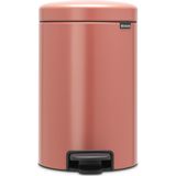 Brabantia NewIcon Prullenbak - 12 l - Terracotta Pink
