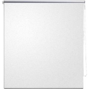 vidaXL - Rolgordijn - verduisterend - 40 - x - 100 - cm - wit