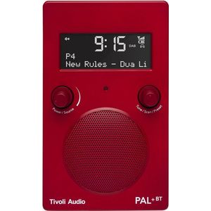 Tivoli Audio - PAL+Bluetooth - Draagbare DAB+ radio - Rood